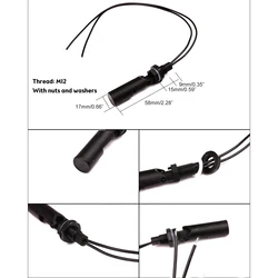 Horizontal Side - Mount Liquid Level Sensor Switch for Water Tanks and Pools (High pressure F)