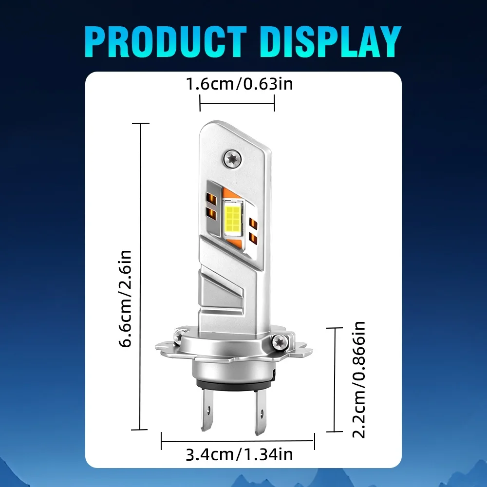 2/6x LED 전구 30000LM 헤드라이트 6000K 안개등 FIAT SIENA (178 172) 2002-2018 2003 2004 2005 2006 2007 2008 2009 2010 2011