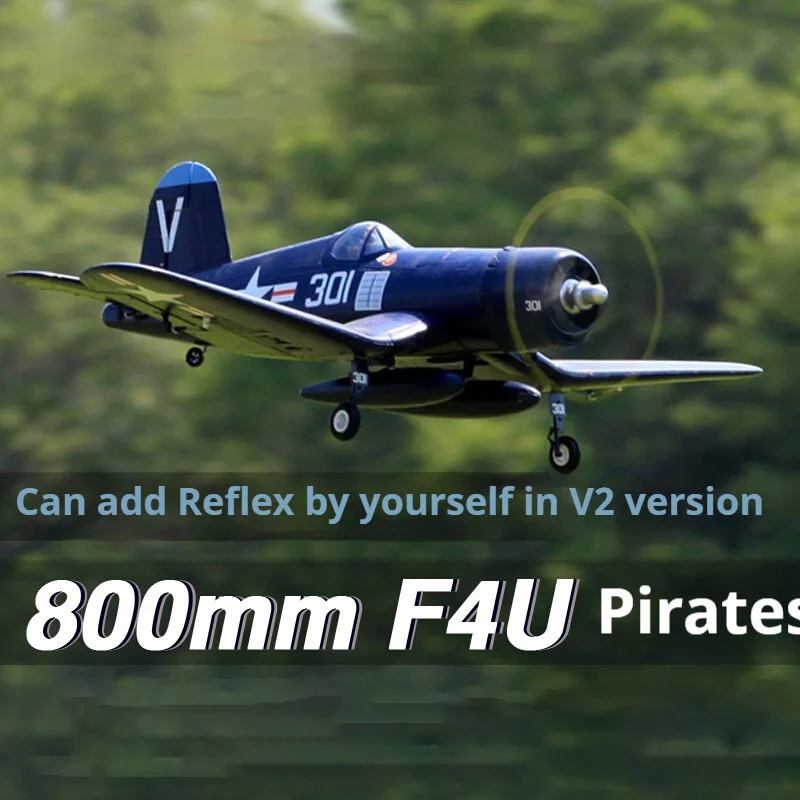 Electric Remote Control Pirate F4U World War II Model Aircraft