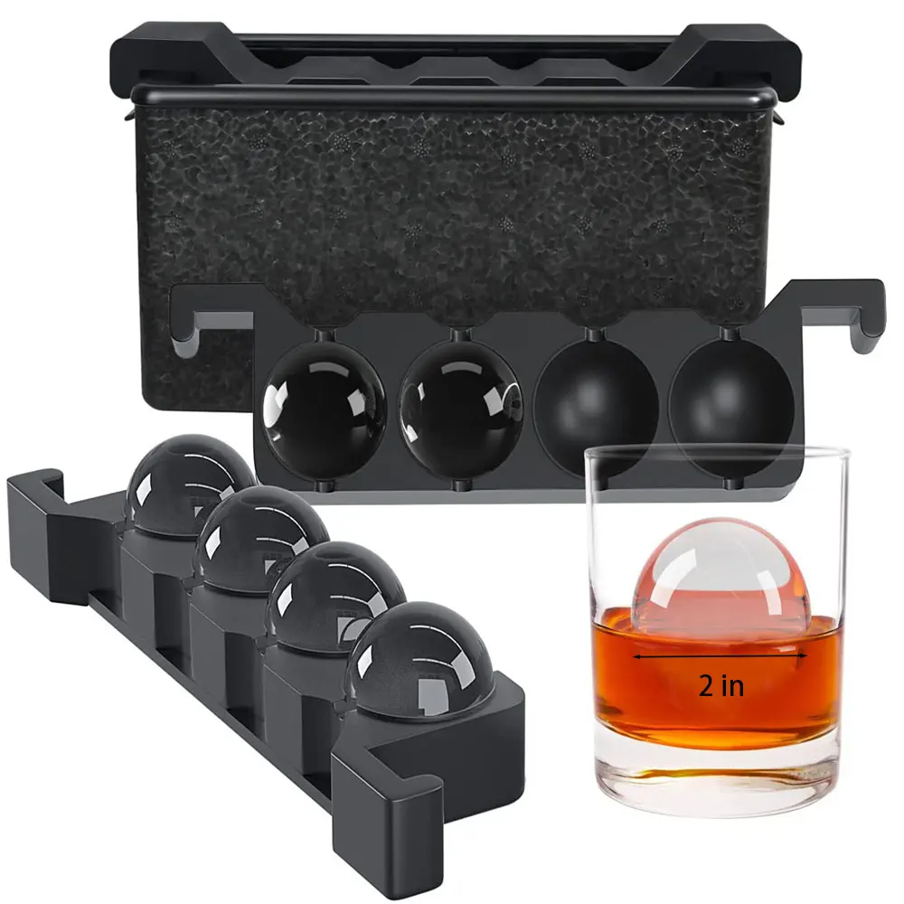 CrystalClearIceBallMakerIceBallPressSphericalWhiskeyTray