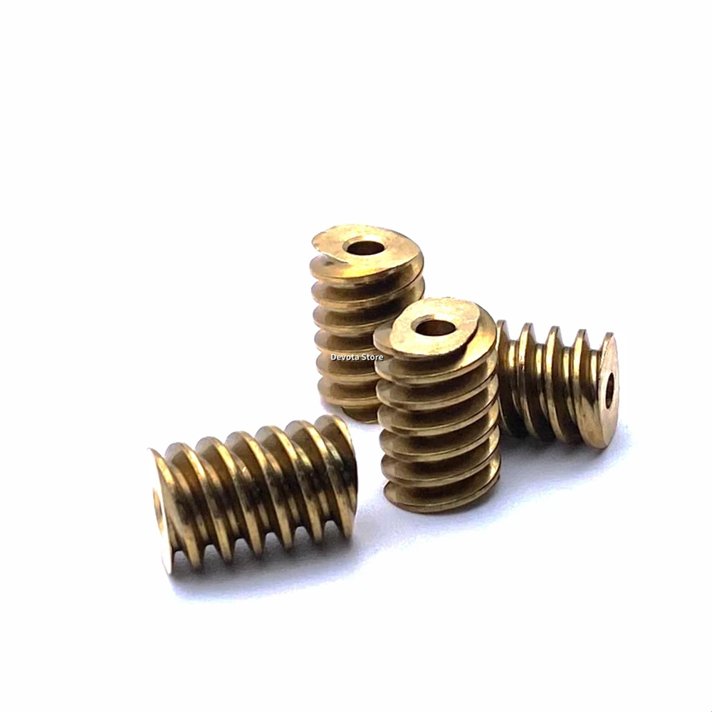 0.7M Copper Turbine Worm 3mm Hole DIY 5840/4058 gear motor