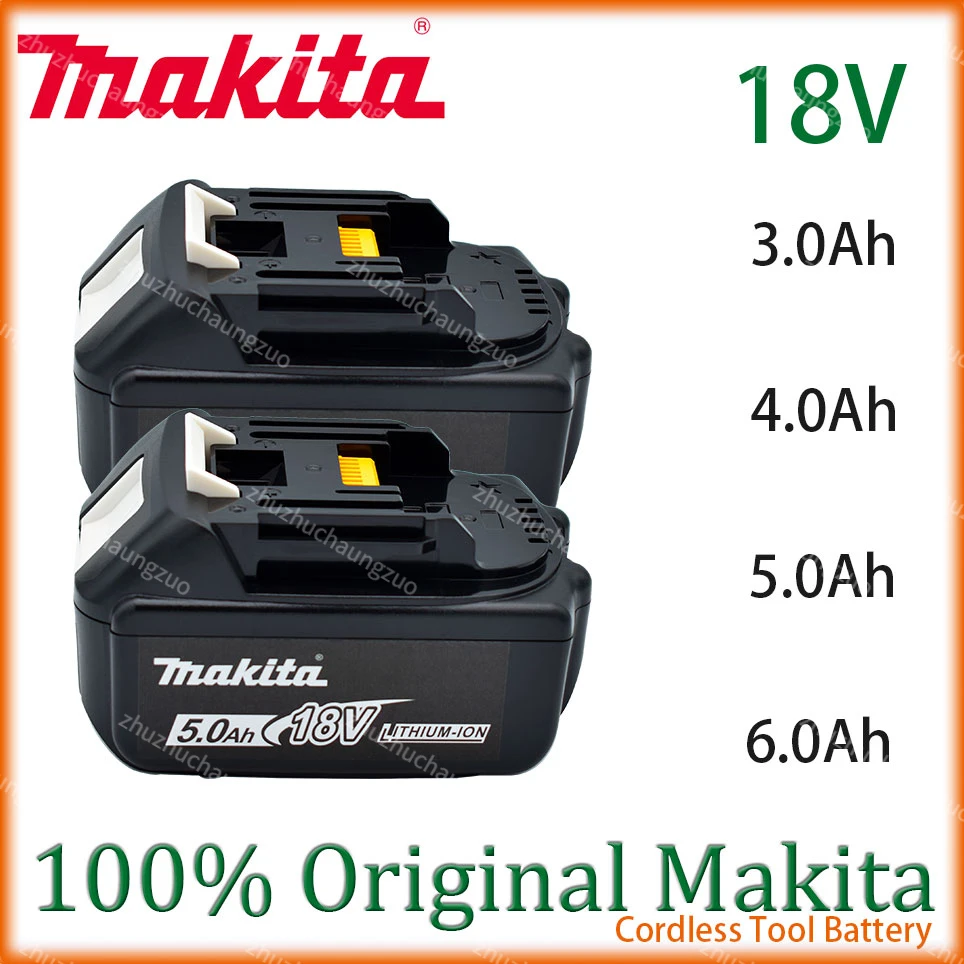 18V 5.0Ah Makita Originale Con Sostituzione Led Agli Ioni Di Litio Lxt Bl1860B Bl1860 Bl1850 Makita Batteria Ricaricabile Per Elettroutensili 5000