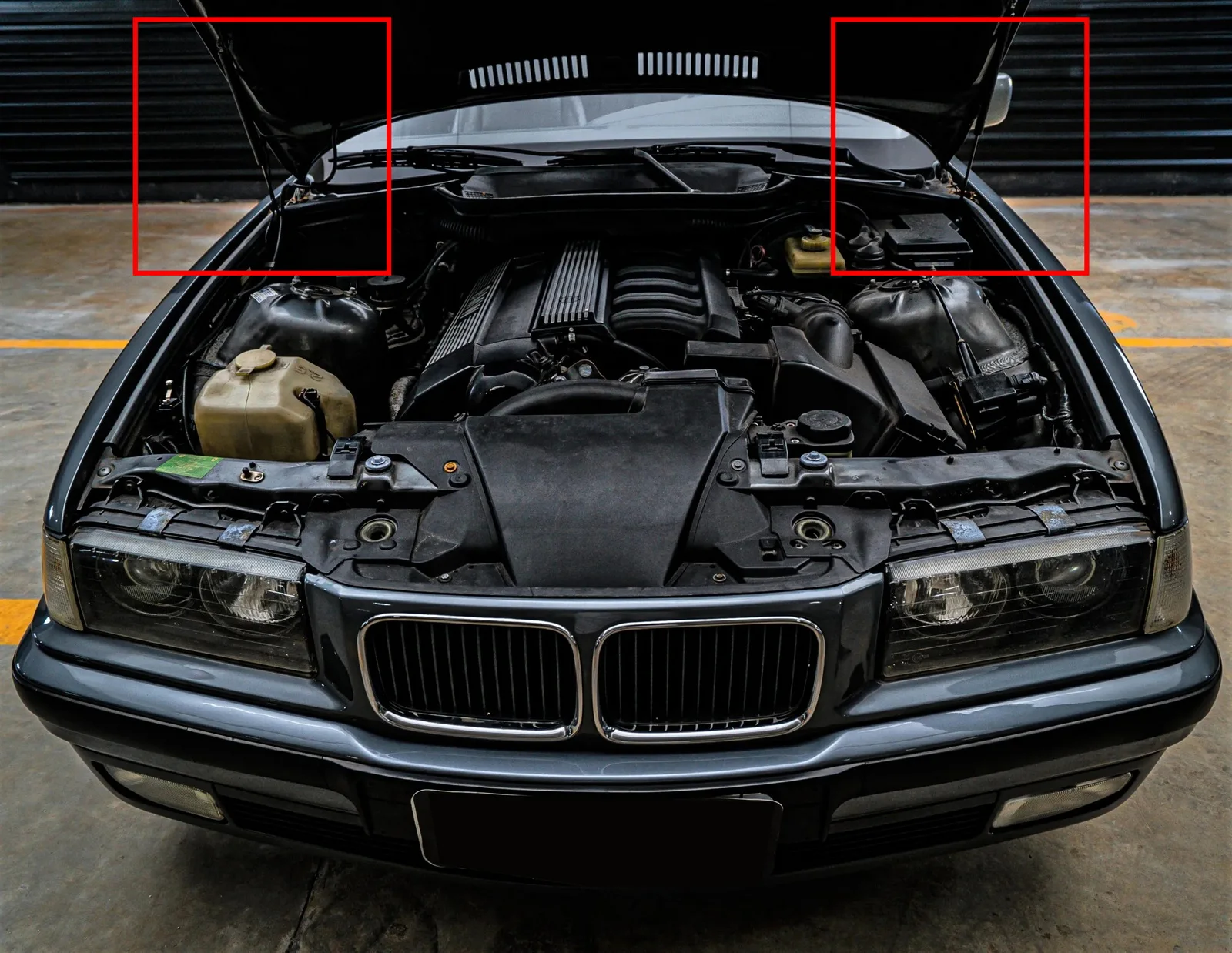 BMW 3 Series E36 Coupe 1992-1999 Front Bonnet Gas Support Struts Lifter front bonnet gas struts auto lift hydraulic rods