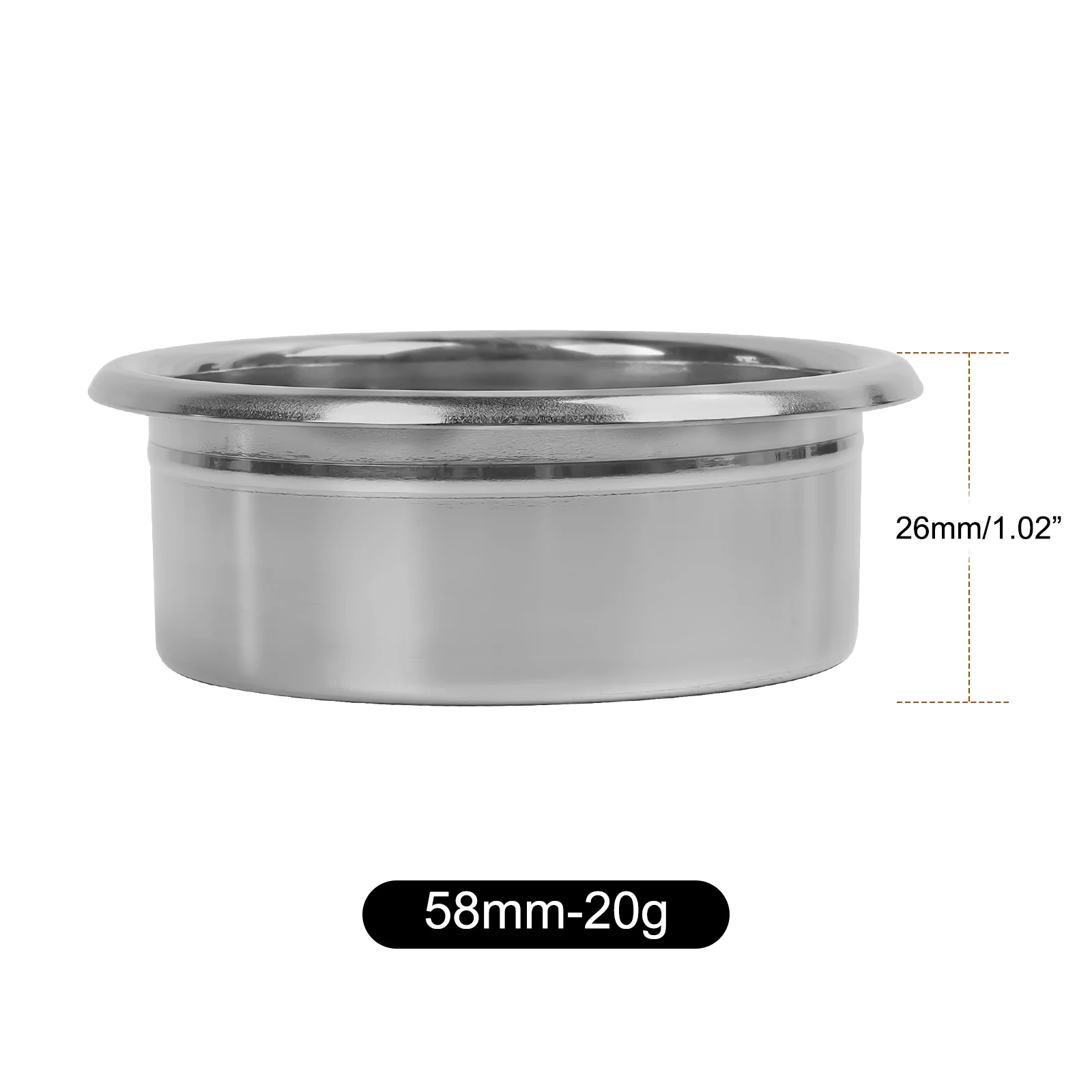 فلتر سلة قهوة اسبريسو بدون قاعدة عالي الدقة من الس...