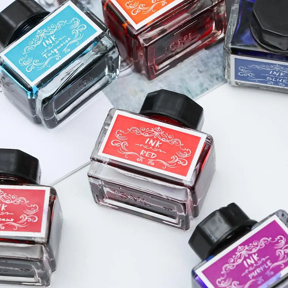 Premium Carbon-Free Fountain Pen Ink - 15ml Bottle