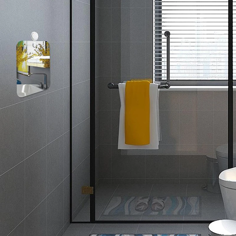 อะคริลิค Anti หมอกกระจกโกนหนวด Fogless กระจก Washroom อุปกรณ์เสริมสําหรับผู้หญิงแต่งหน้า Man โกนหนวดห้องน้ําเครื่องมือ 1