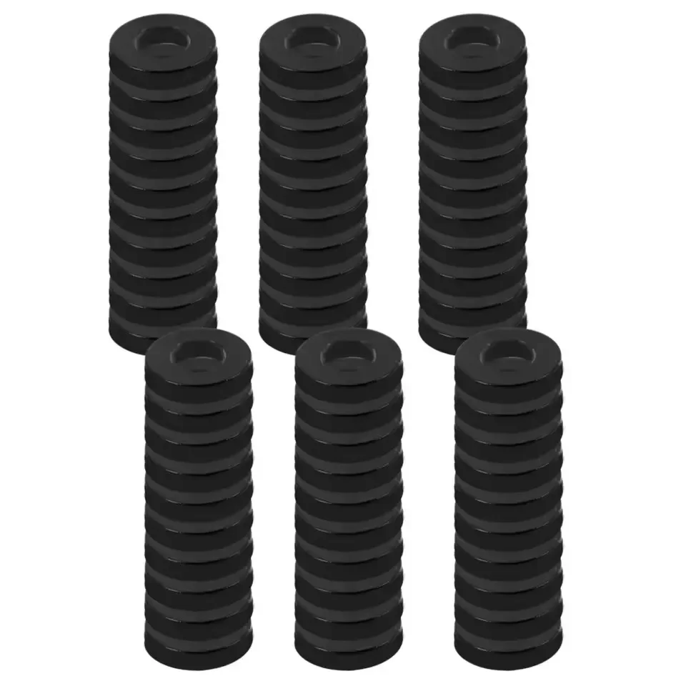 Hinge Rings 60pcs Hinge Rings Plastic Flat Washer Rings For 0.5-1.2mm Interior Door Hinges 15mmx10mm Door Top Bottom Insulation Gasket