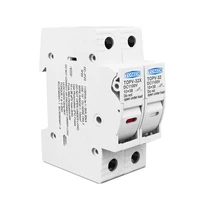 Porte-fusible 1P 2P DC 10x38mm, haute tension solaire PV 1100V TOMZN TOPV-30 Base système photovoltaïque, protecteur de Protection gpV 2