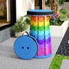 Upgraded foldable stool, thickened portable foldable stool, retractable stool,Home Space Saving Furniture Stools 3