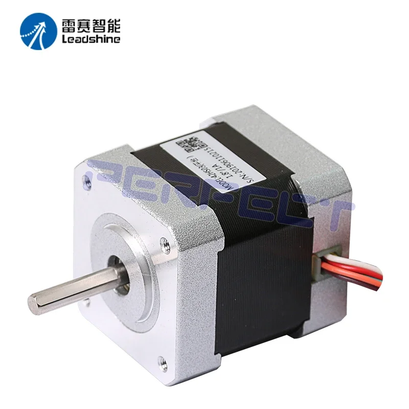 Nema17 Leadshine 2상 스테퍼 모터 42HS03 0.7A 0.47NM 48mm 길이 샤프트 8mm CO2 레이저 기계 CNC 3D 프린터용