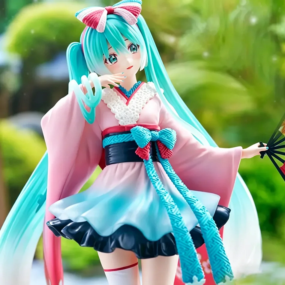 Hatsune Miku Tokyo Series Kimono Figurine - 25cm Kawaii Anime Collectible Toy