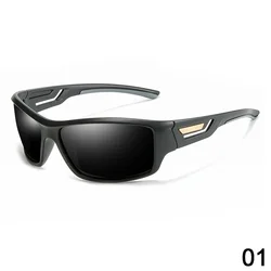 Polarized Designer HD Driving Sunglasses for Men - Fashionable UV400 Eyewear for Outdoor Activities (01)