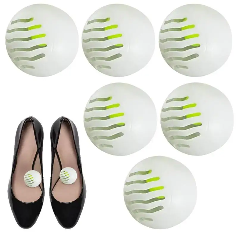

6pcs Deodorizer Freshener Ball Shoe Clothes Deodorant FragranceEssential Foot Care Scent Ball Natural Foot Care Scent Ball