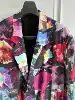 TOP-YAMAMOTO's original design, "Flower Encyclopedia", floral trench coat designer, Sangcan Silk Coat 4