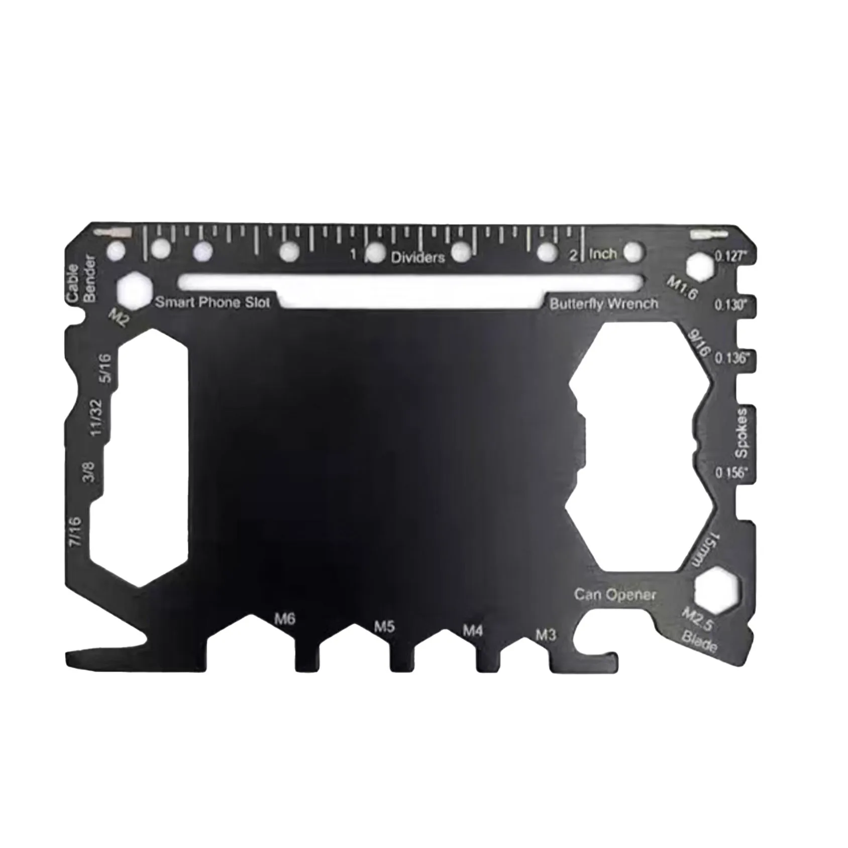 כלי רב-תכליתי 46 ב-1 כרטיס אשראי גודל חוץ למחנאות ציוד רב-תכליתי כלי גאדג'ט לגבר נייד