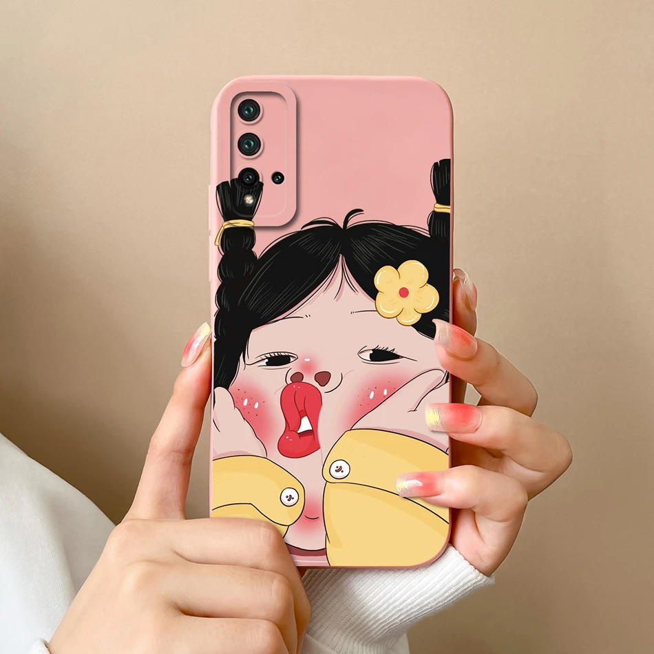 Cartoon Bumper Soft Liquid Silicone Phone Case