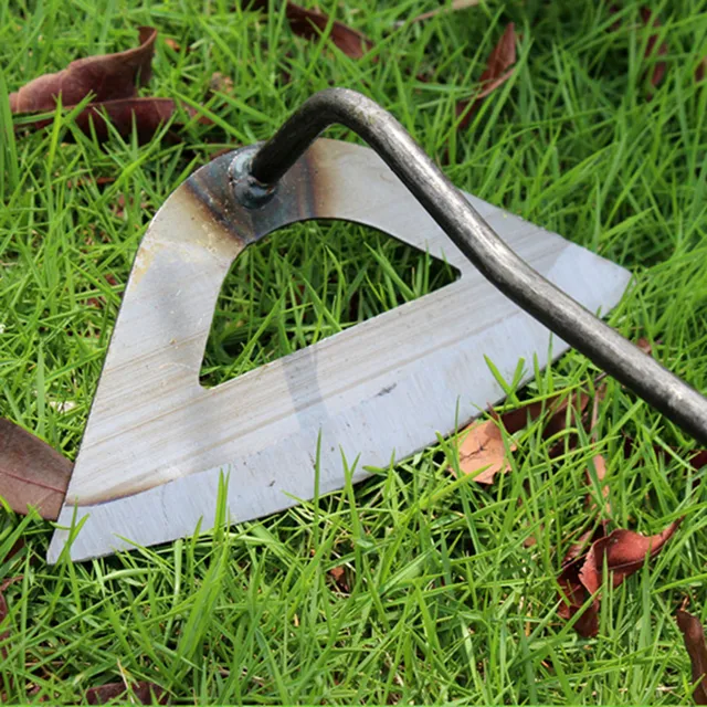 Garden Hoe Weeders Carbon Steel Gardening Hook and Weeding Tool Dual-Purpose Hardened Weeding Hoe for Easily Removing Weeds 3