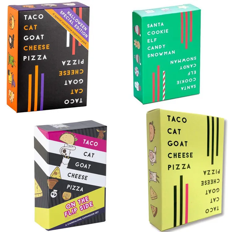 

Taco Cat Коза Сыр Пицца Санта печенье эльф конфеты Игра карточка
