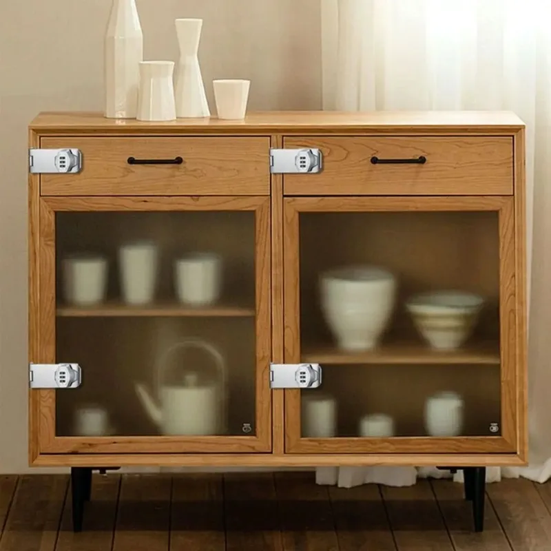 3 Digit Household Security Cabinet Password Locks Keyless Drawer Combination Coded Door Cabinet Home Hardware Zinc Alloy