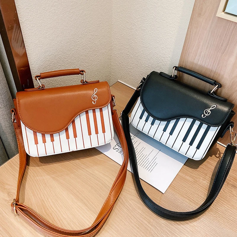 

Корейский дизайн пианино, женские сумки на плечо, сумка-мессенджер из искусственной кожи, модная сумка через плечо, Карманный Кошелек для монет, пакет