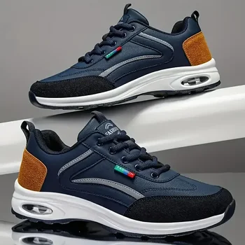 العصرية الرجال الارتفاع الداخلي زيادة احذية الجري المضادة للانزلاق المطاط تسولي حذاء كاجوال طوال اليوم الراحة الصالة الرياضية العمل الرجال أحذية رياضية 3
