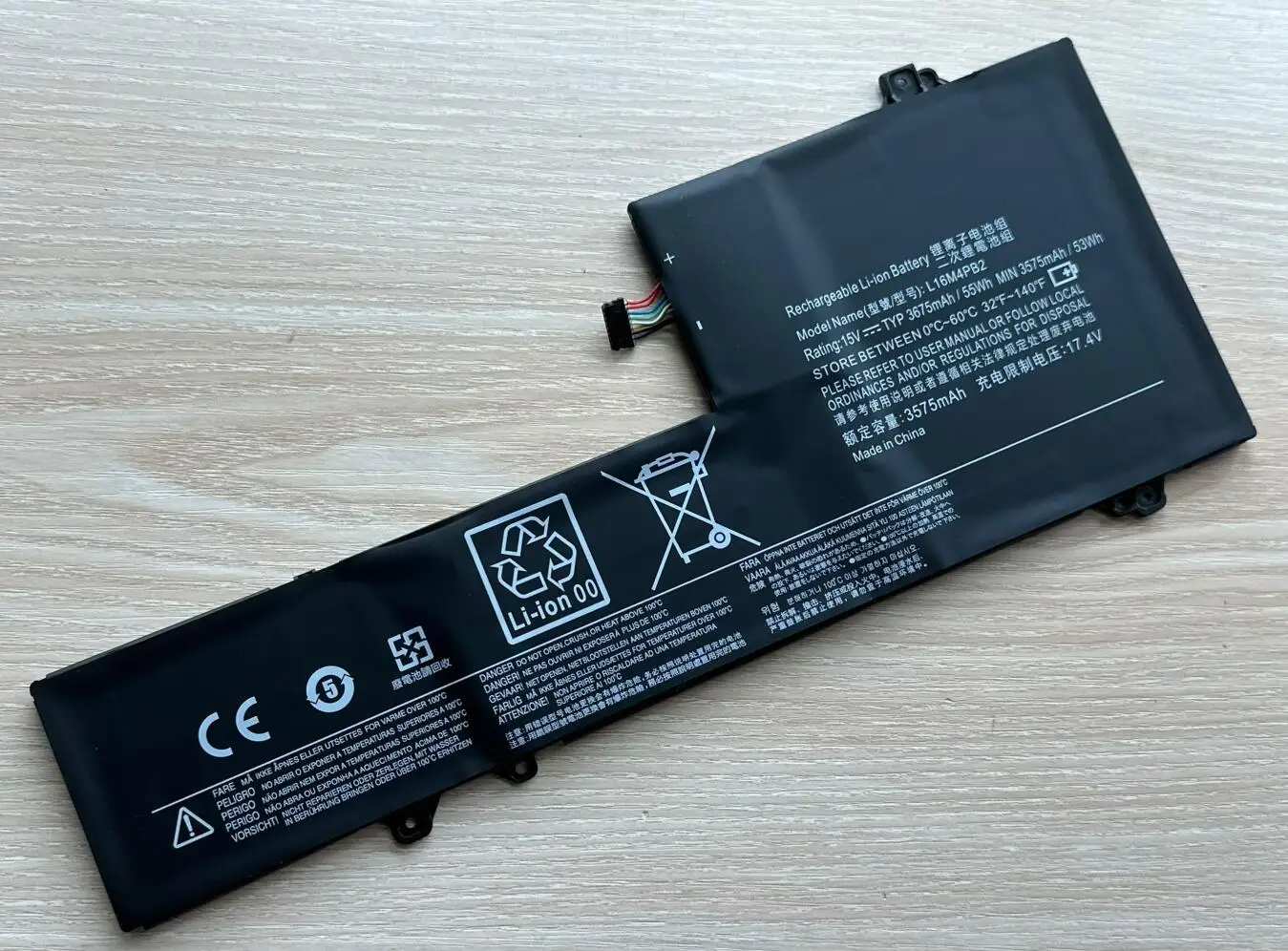 Bateria do portátil para Lenovo IdeaPad, L16C4PB2,