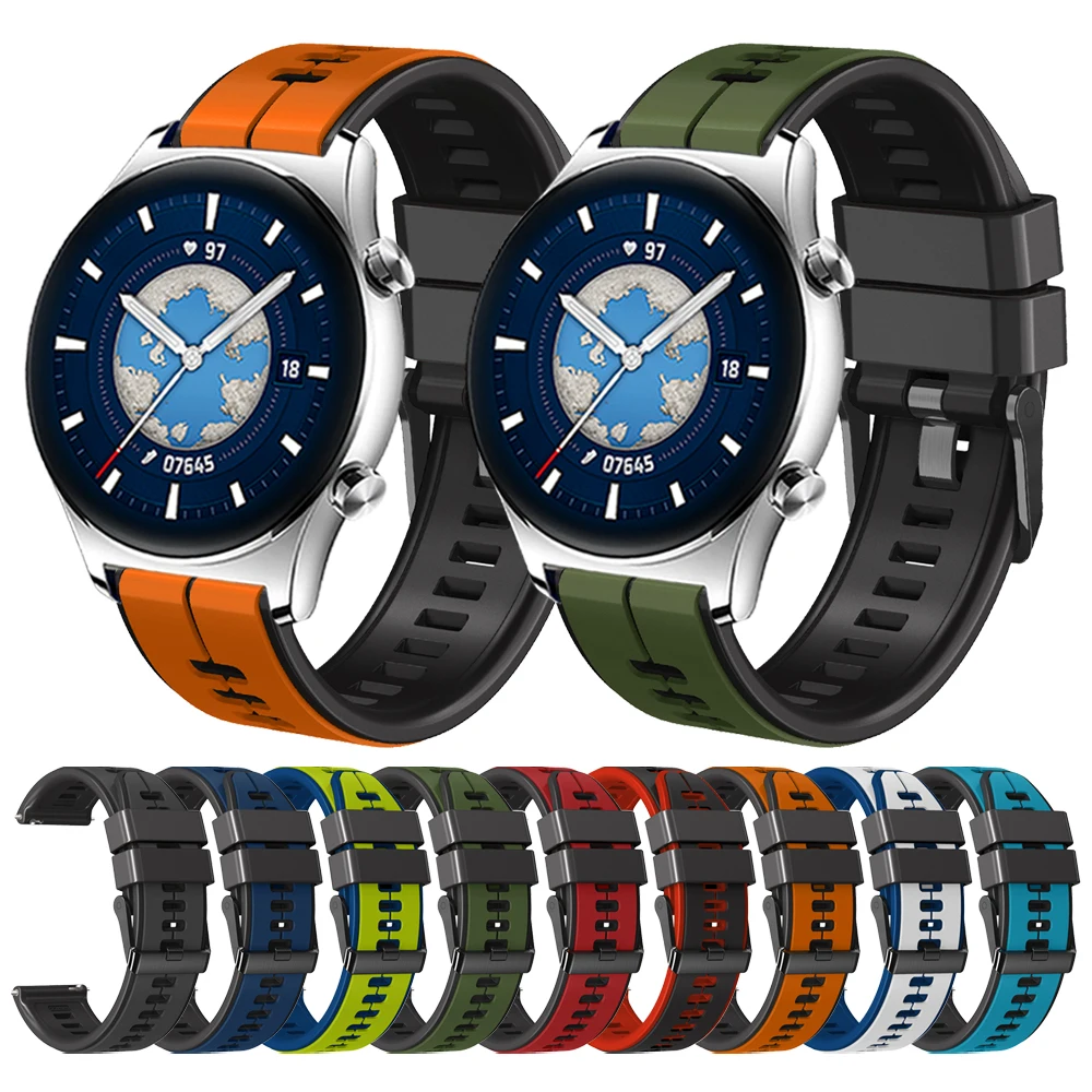 

Silicone Strap For HONOR Watch GS 3 / GS Pro Band For HONOR MagicWatch 2 46mm 42mm Easyfit Watchband Bracelet accessories