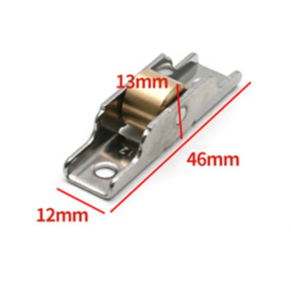 Sliding door roller 7/7.5/10/12mm old-fashioned copper caster wheel pulley runners for wardrobe furniture
