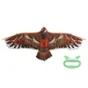 Flat Eagle Kite With 30 Meter Kite Line Children Flying Bird Kites Windsock Outdoor Toys Garden Cloth Toys For Kids Gift 5