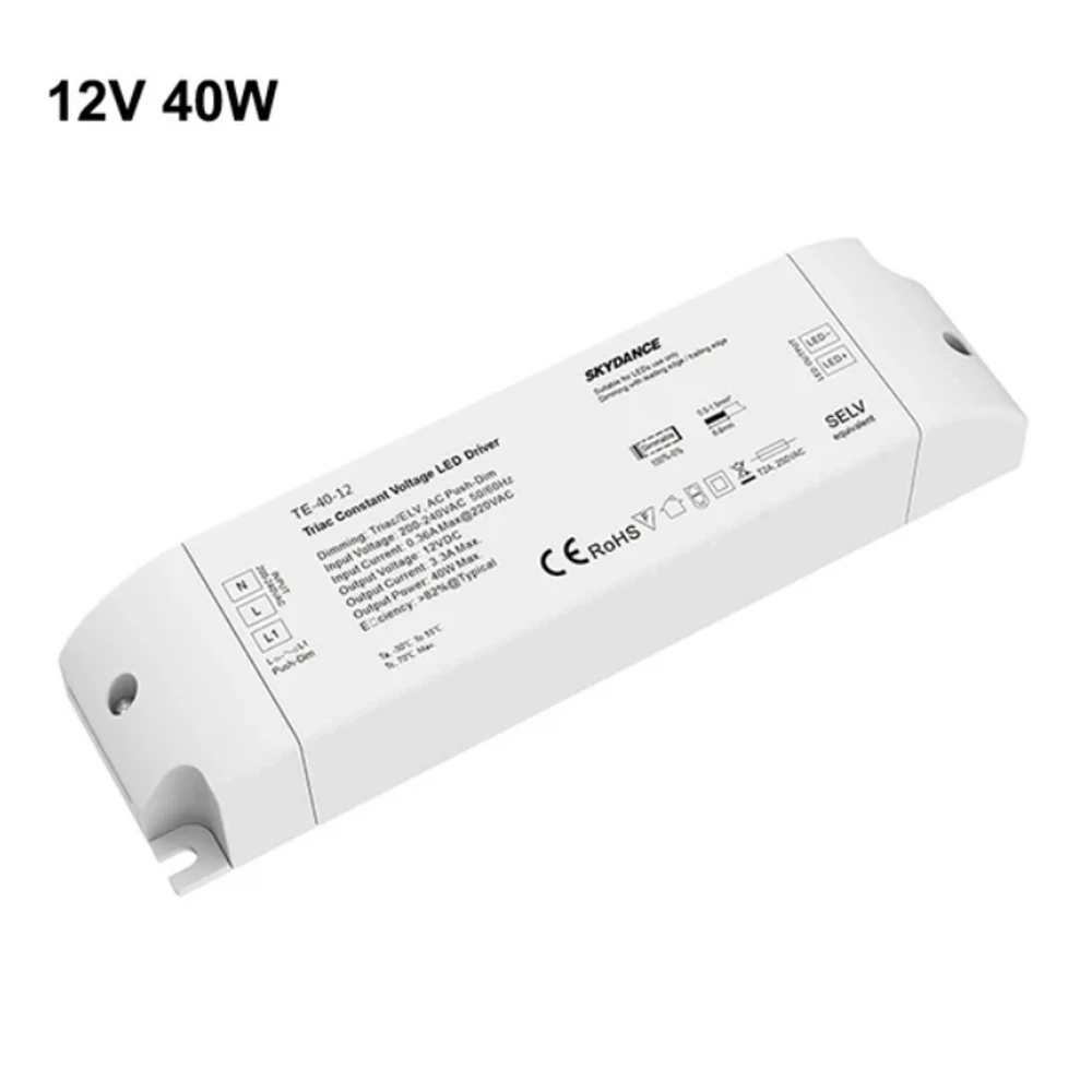 ตัวเลือกสินค้า ไดรเวอร์หรี่แสง LED แบบ Triac ปรับความสว่างได้