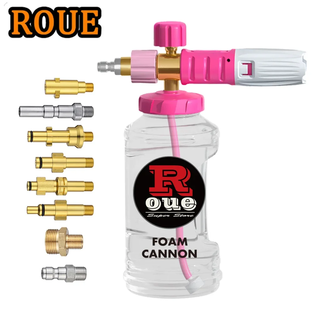Colore Neve Schiuma Lancia Sapone Schiuma Generatore Pistola Idropulitrice Ad Alta Pressione Per Karcher Nilfisk Parkside Wap Daewoo Car Clean Assecor