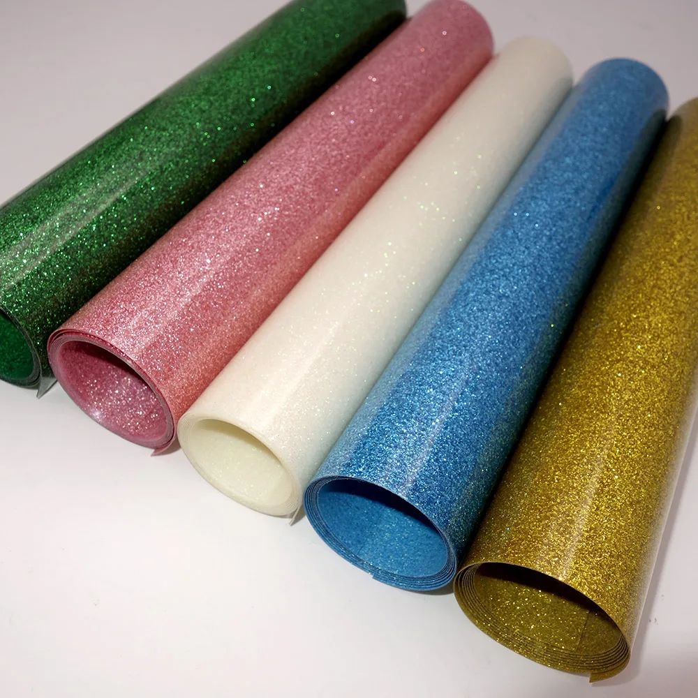 Heat Transfer Glitter Vinyl Iron On 2