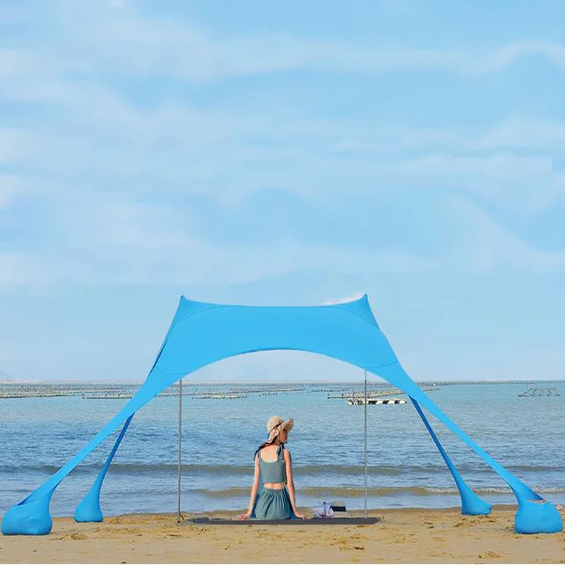 

Kalosse Hiking/Camping Group Family Beach Sunshade, Outdoor Activities, 3x3x2m, 6-7 Person Family