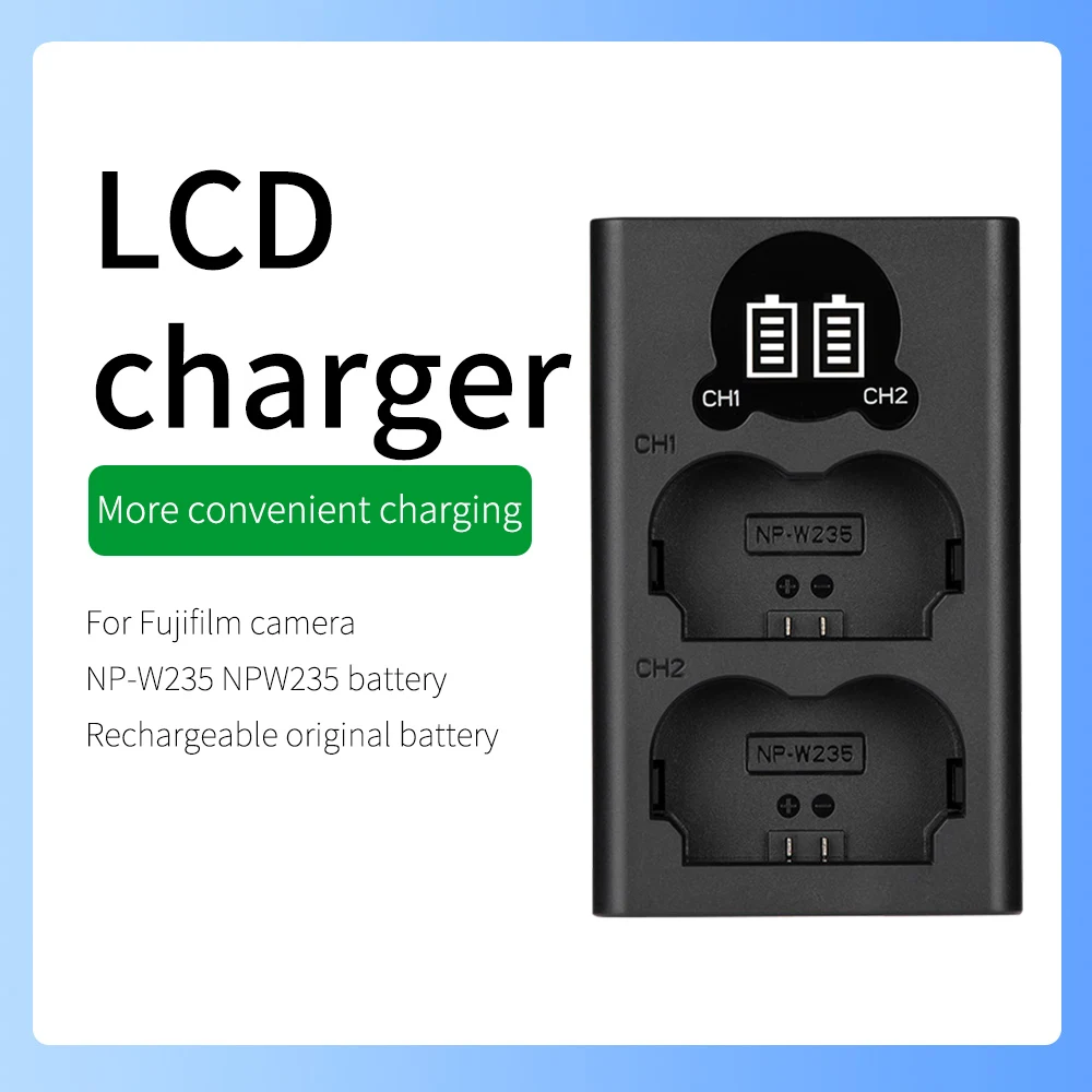 NPW235 BC-W235 NP-W235 NP W235 Camera Battery Charger For Fujifilm Fuji X-T4 XT4 X-T5 XT5 GFX100S X-H2S XH2S GFX50SII battery