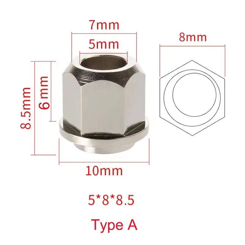 5/10pcs Openbuilds Eccentric Spacer 6/8mm V-Slot Rail V-Wheels Eccentric Column Isolation Screw Nut Bore 5MM 3D Printer Parts image 2
