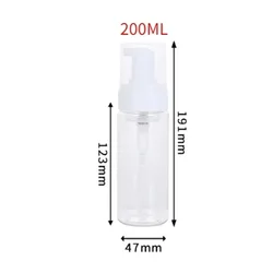 Foaming Soap Dispenser Bottle - Refillable Plastic Pump for Cleanser, Lotion, or Shampoo (200ml)