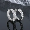 IOGOU Hoops 100% 925 Sterling Silver Real 3mm Moissanite Stud Earrings For Women Sparkling Jewelry Gifts with GRA Certificate 5