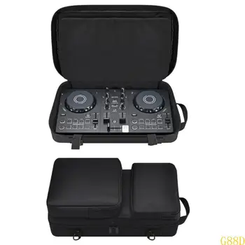 Zaino multifunzione per attrezzatura da DJ Custodia da viaggio portatile con fodera morbida per lettore di dischi DDJ-FLX 2/DDJ-200