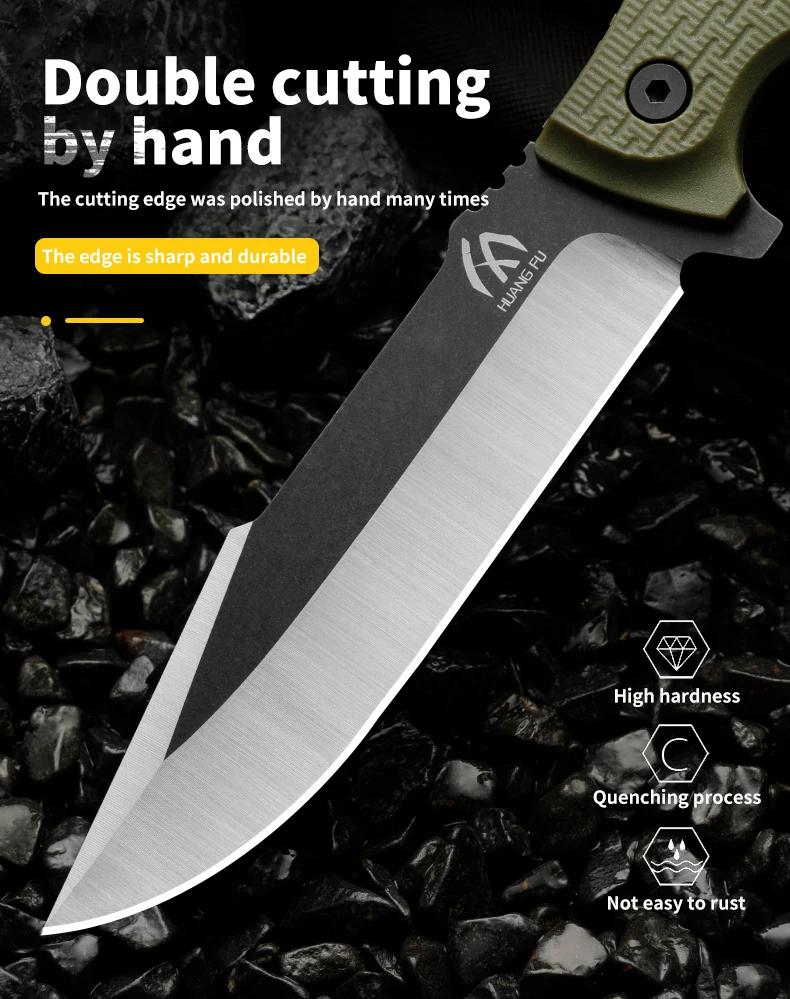 Messergriff mit ergonomischem Gummigriff