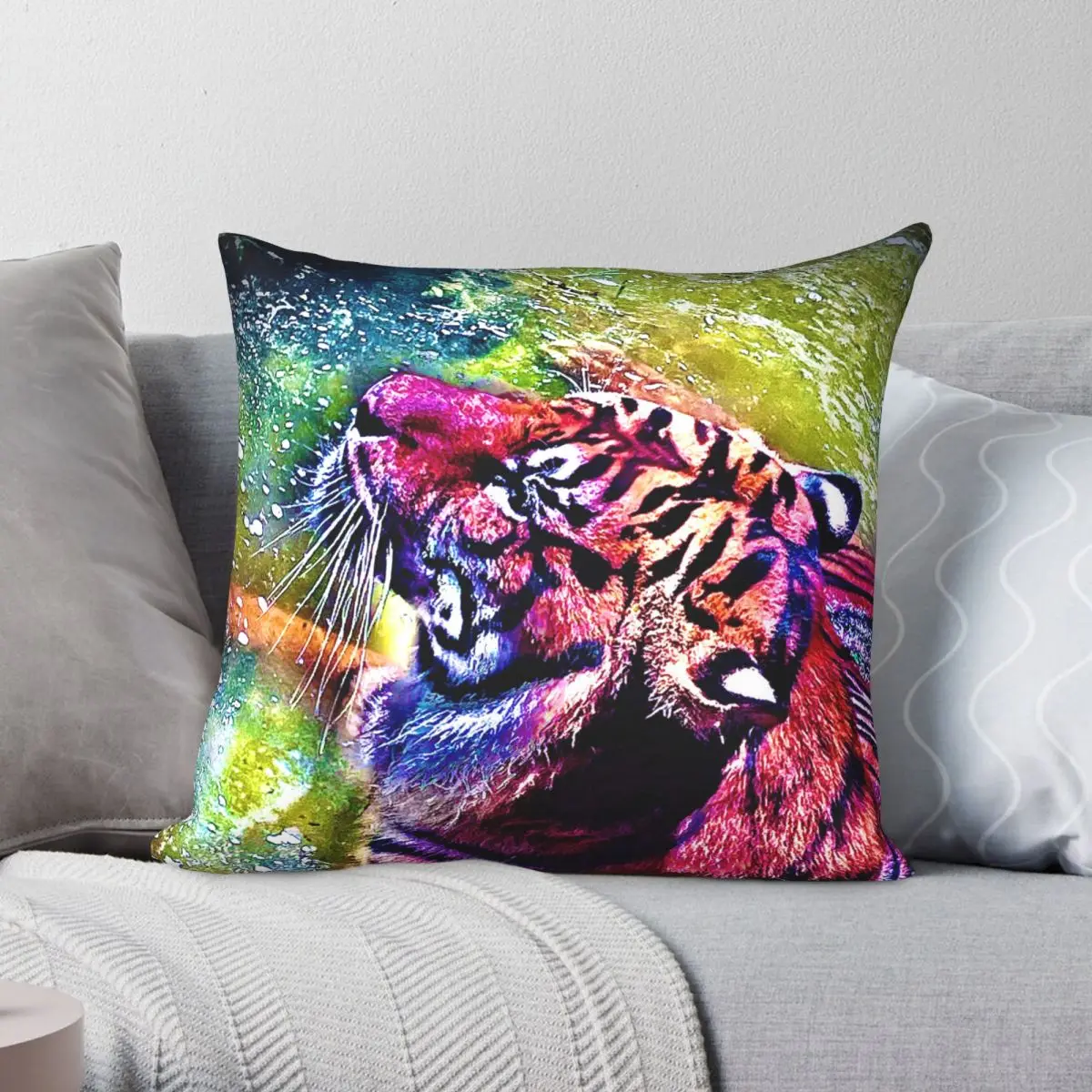 

Разноцветная искусственная наволочка из полиэстера и льна с бархатным рисунком, декоративная наволочка на молнии, наволочка для комнаты, оптовая продажа