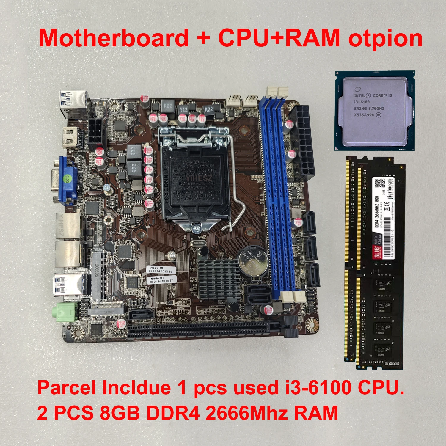 Description Picture 4 of itemB365 Mini-ITX Motherboard LGA 1151 6 bay NAS Board Dual Gigabit 211AT M.2 Nvme MSATA 6 SATA Support Raid i3/i5/i7 6/7/8/9th PCIE