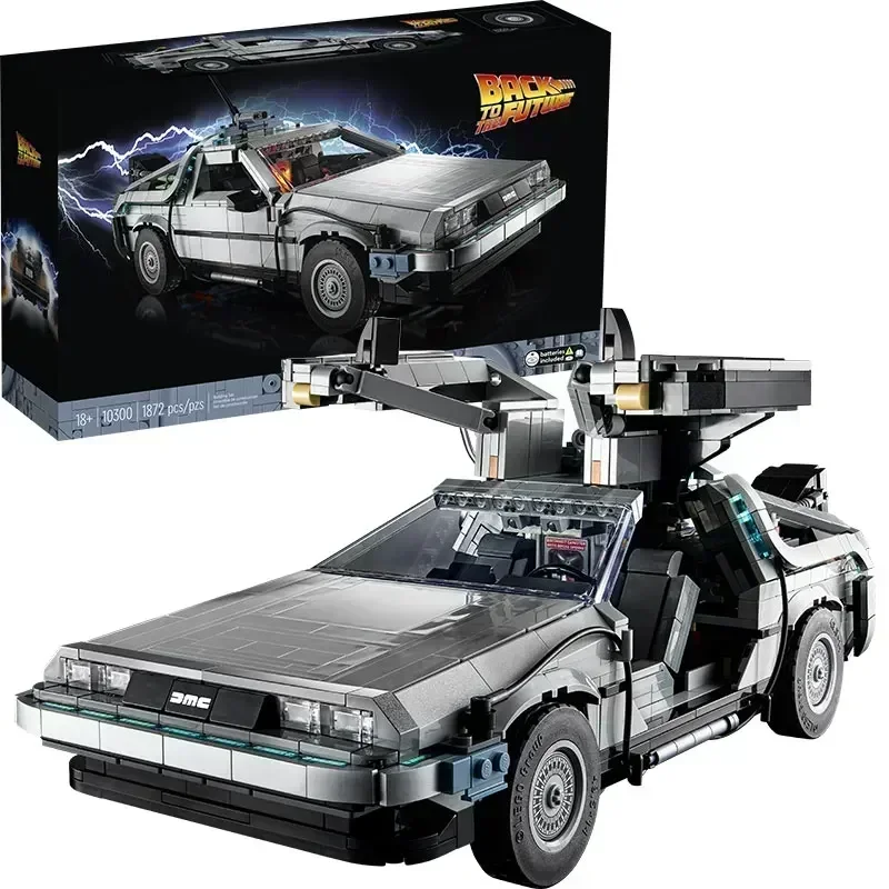 

10300 DeLorean Back to the Future Time DMC-12 Machine Sport Car Building Blocks Fit Bricks Toys for Children Chritmas Gift Set