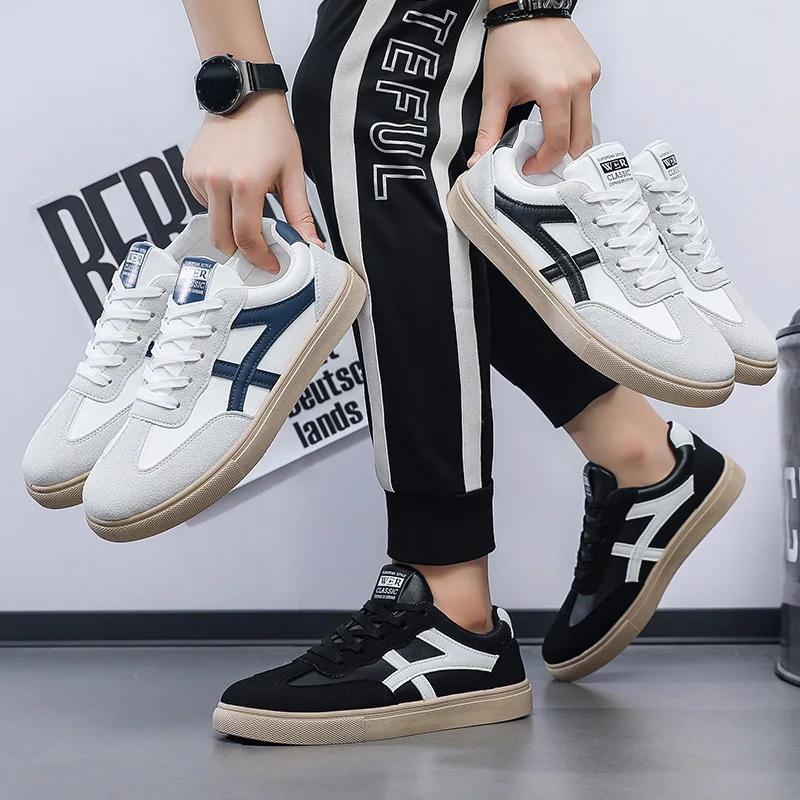 Men's Casual Shoes  New Fashion Lightweight Casual Outdoor Walking Shoes Sneakers Anti-slip Flat Men's Shoes - 4
