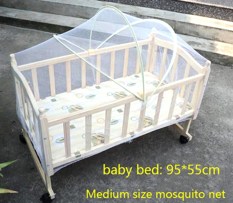 Mosquitera Para Cuna O Cama Infantil - Tela Transpirable, Fácil De Instalar, Color Blanco, Protege De Insectos