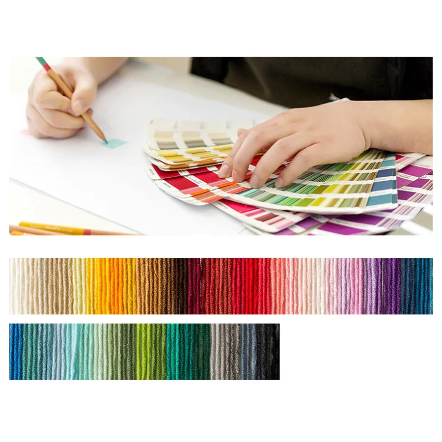 Susan's Family 64 Colors/set 50g/120m 4-plys Combed Cotton Milk Hand-knitted Doll DIY Crochet Material Package Wool Ball Sweater 2