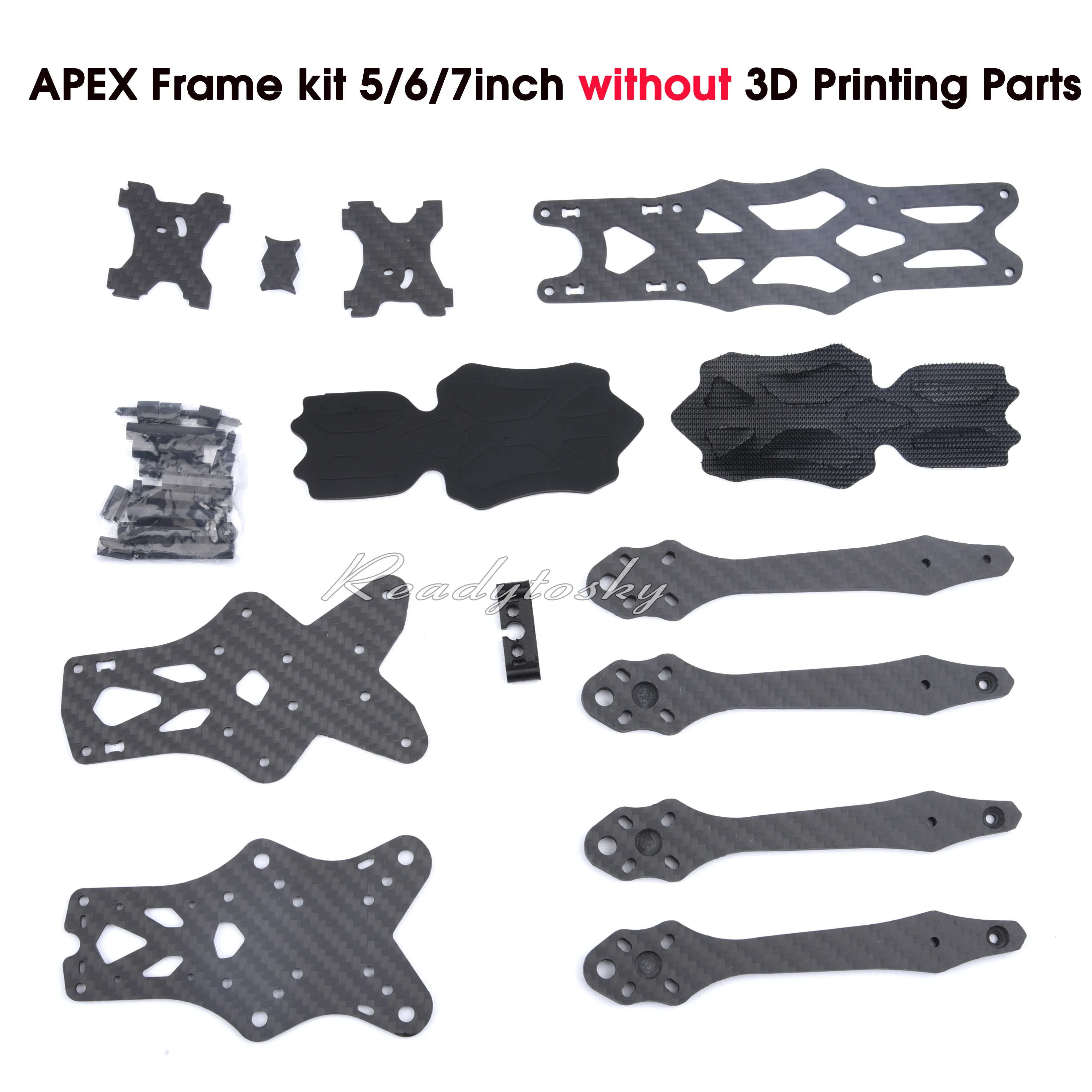 5inch 225mm / 6inch 260mm / 7inch 295mm Carbon Fiber Quadcopter Frame Kit For APEX 7 Inch APEX-HD FPV Freestyle RC Racing Drone 24 Sc4b747d0b0324dec988ec63af081c383l 5inch 225mm / 6inch 260mm / 7inch 295mm Carbon Fiber Quadcopter Frame Kit For APEX 7 Inch APEX-HD FPV Freestyle RC Racing Drone