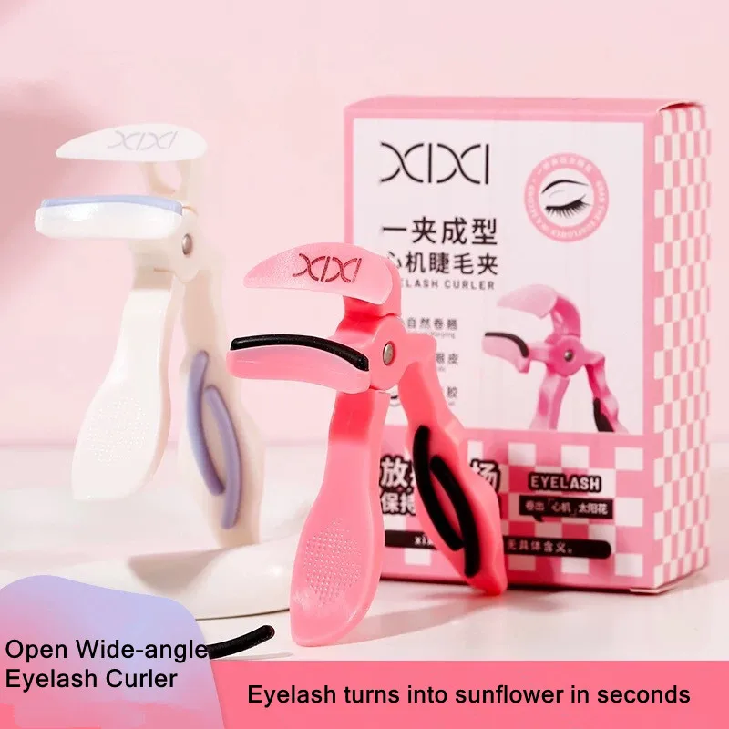 Wide-Angle Eyelash Curler Long Styling Natural Curled Lashes Enlarge Eyes