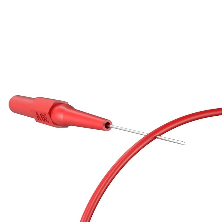 30PCS Zurück Sonde Kit Multimeter Test Führt 4mm Bananen Stecker auf Krokodilklemmen Draht Piercing Sonde Automotive werkzeug P1920B – Detail 7