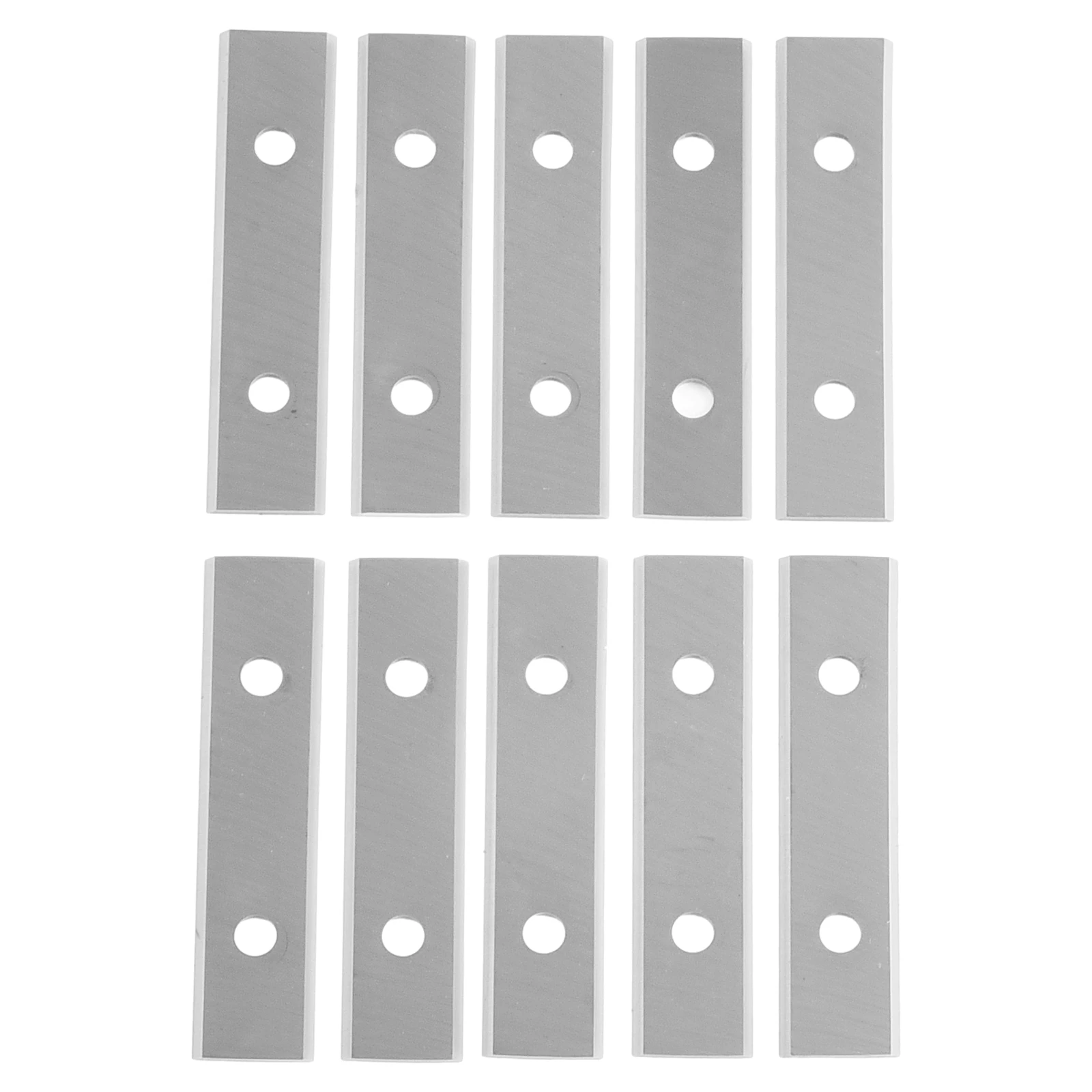 

Carbide Inserts Cutter Blades Paint Scraper Blades 2-Cutting Edge For Woodworking Groove Helical Planer 30x12x1.5mm 10pcs