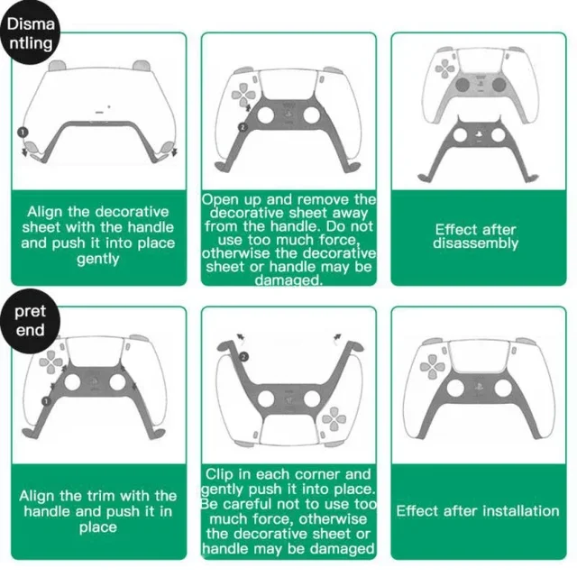 Camouflage PS5 Controller Decorative Strip 6